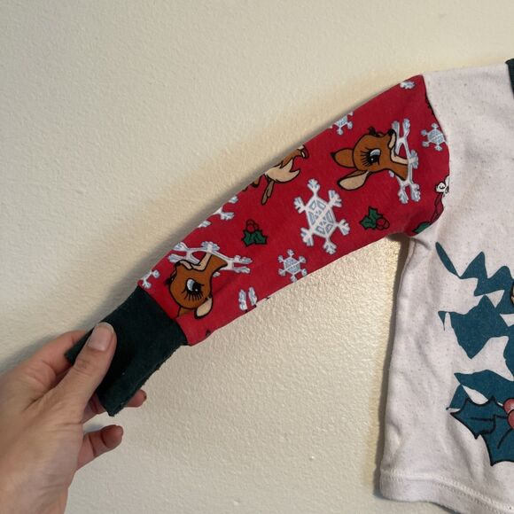 Rudolph The Red Nosed Reindeer The Movie Vtg 90s Character Long Sleeve Tee- 3T - Picture 4 of 9